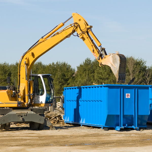 how many times can i have a residential dumpster rental emptied in Hartsburg